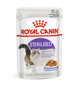 Royal Canin Sterilised влажный корм для кошек, кусочки в желе, 85 г - фото 5689