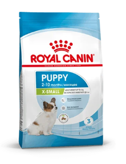 Royal Canin X-Small Puppy сухой корм для щенков мелких пород, 3 кг - фото 6319