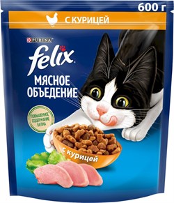 FELIX Мясное объедение Курица 600г - фото 6587