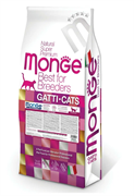 Monge PFB Cat Daily Line Indoor сухой корм для домашних кошек с КУРИЦЕЙ 10 кг