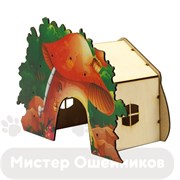 Petto Сказочный Домик д/грызунов Грибок М