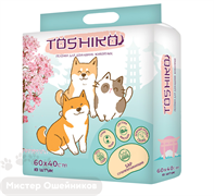 Toshiko пеленки впит с ароматом сакуры 10 шт  60х40 см
