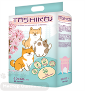 Toshiko пеленки впит с ароматом сакуры 30 шт  60х60 см