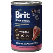 Brit Premium Говядина консерва д/собак 410 г