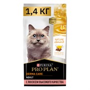 Pro Plan Nature Elements сухой корм для кошек для здоровья кожи и шерсти, с лососем, 1,4 кг