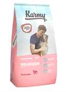 Karmy Delicious Medium & Maxi Телятина, сухой корм для собак средних и крупных пород, 14 кг