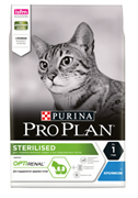 PRO PLAN Sterilised Кролик, сухой корм для стерилизованных кошек, 3кг