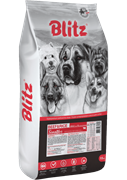 Blitz Sensitive сухой корм для взрослых собак всех пород, с говядиной и рисом, 15 кг