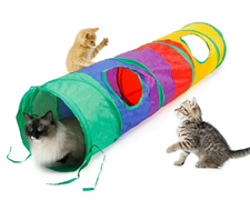 Туннель Радужного кота прямой для кошек