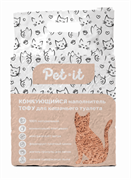 Pet-it Наполнитель Тофу персик 2,5 кг (6 л)