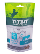TitBit Хрустящие подушечки Чистка зубов мята д/кошек 60 г